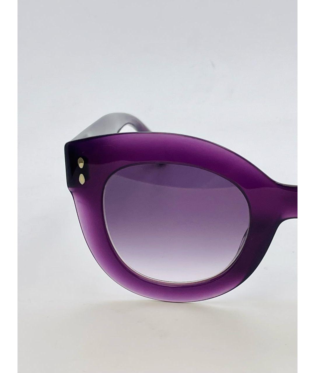 ISABEL MARANT Фиолетовые пластиковые солнцезащитные очки, фото 5