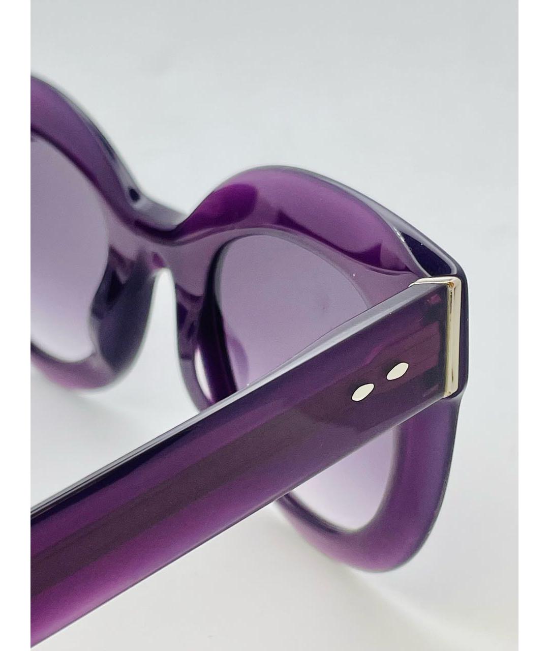 ISABEL MARANT Фиолетовые пластиковые солнцезащитные очки, фото 4
