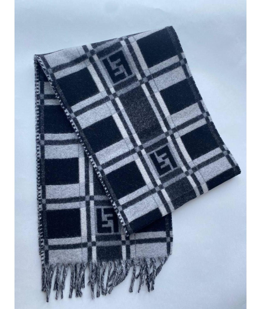 FENDI Мульти шерстяной шарф, фото 5