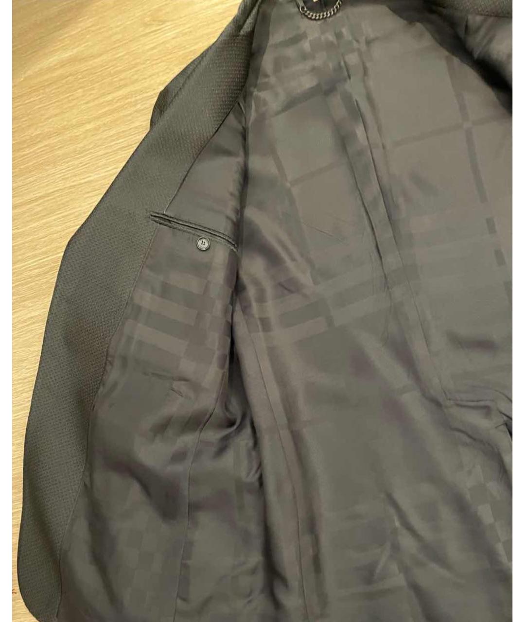 BURBERRY Черный вискозный пиджак, фото 5