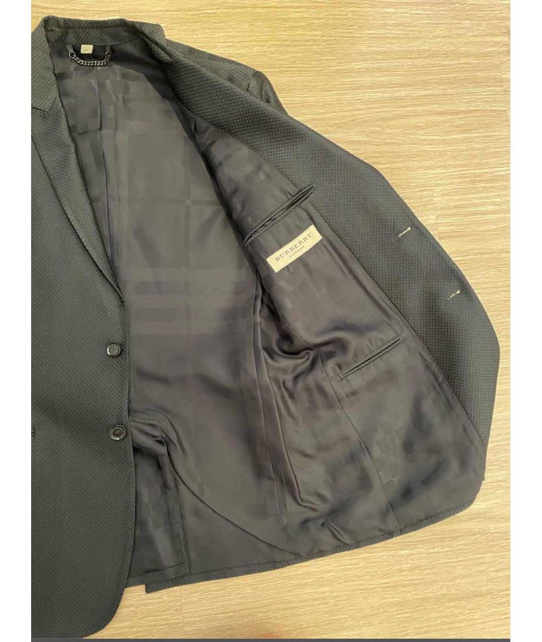 BURBERRY Черный вискозный пиджак, фото 3