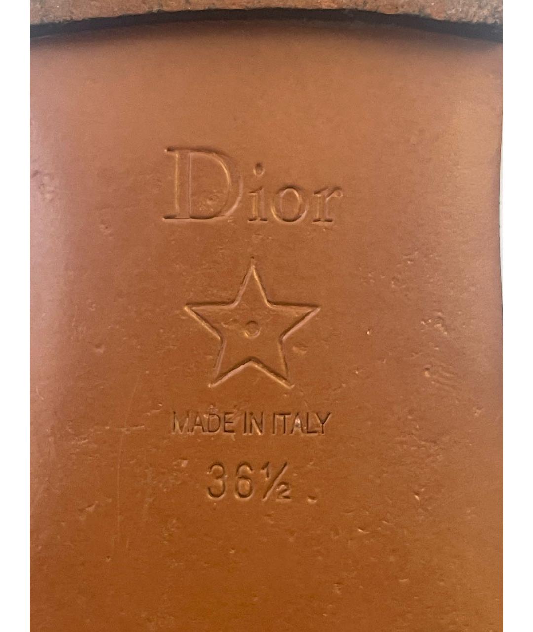 CHRISTIAN DIOR PRE-OWNED Шлепанцы, фото 5