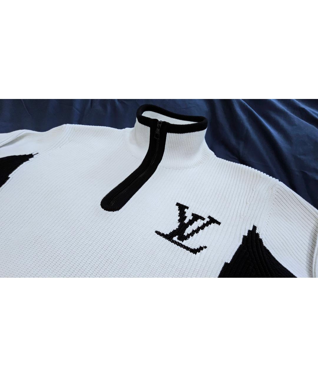 LOUIS VUITTON PRE-OWNED Белый джемпер / свитер, фото 4