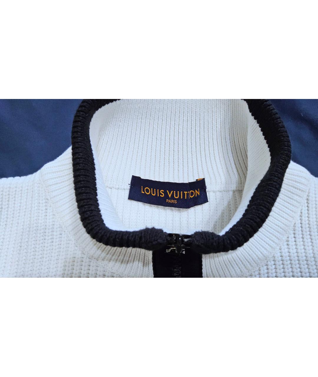 LOUIS VUITTON PRE-OWNED Белый джемпер / свитер, фото 3