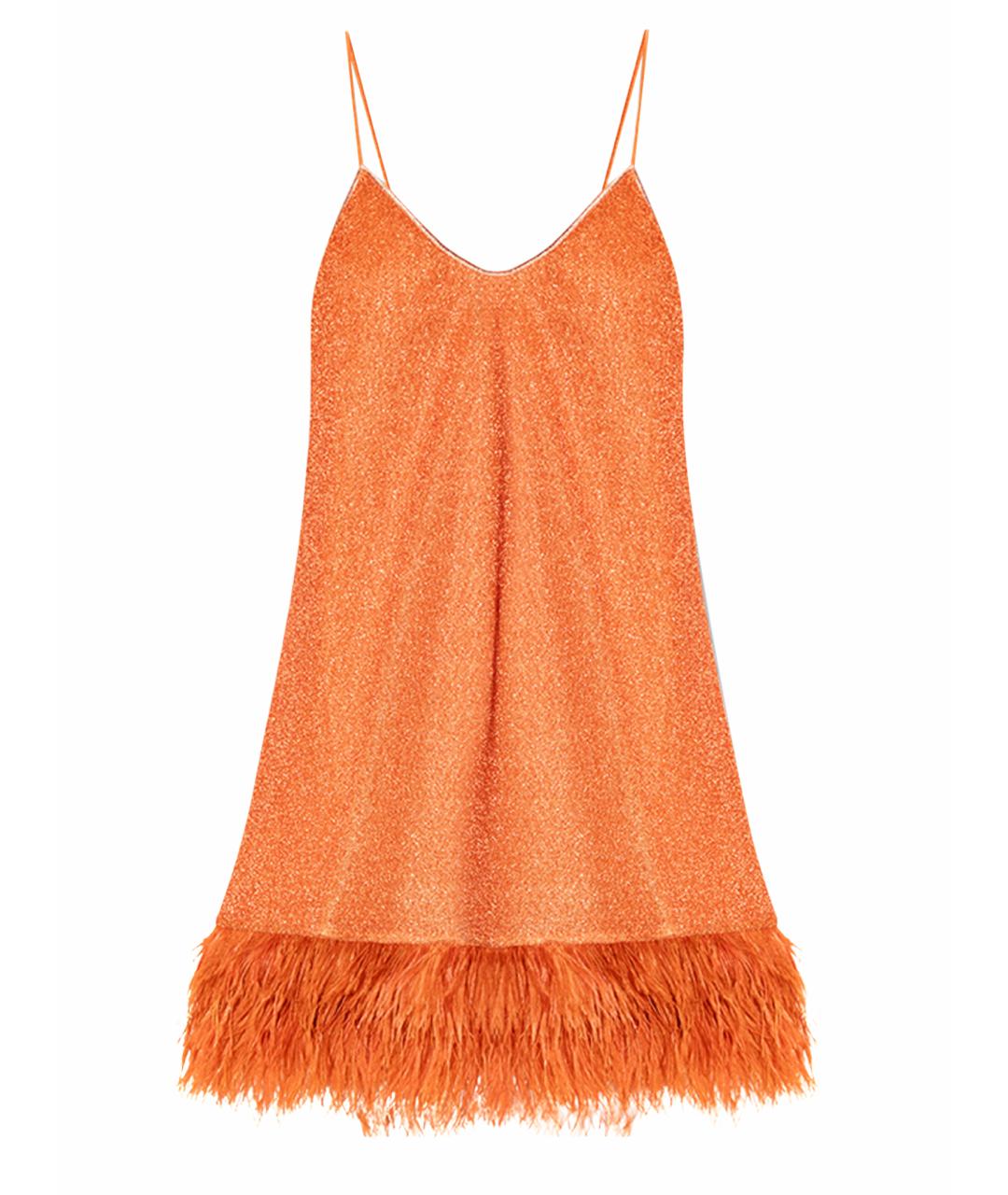 OSEREE Оранжевое коктейльное платье, фото 1