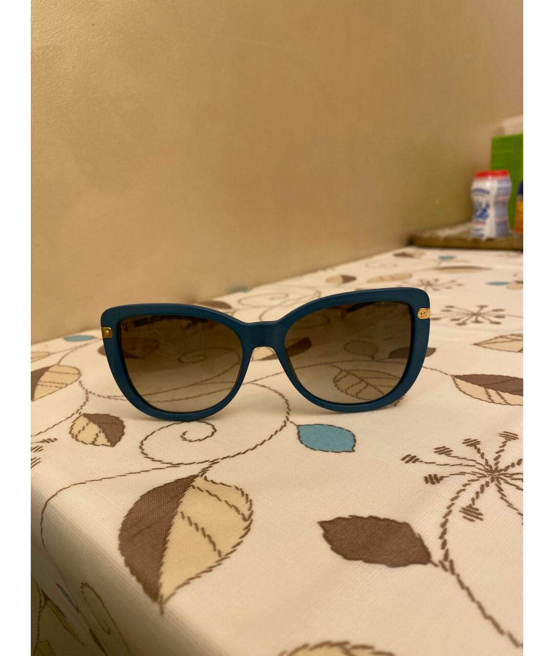 LOUIS VUITTON PRE-OWNED Синие пластиковые солнцезащитные очки, фото 5