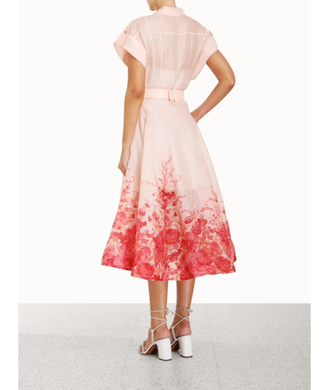 ZIMMERMANN Розовое платье, фото 2