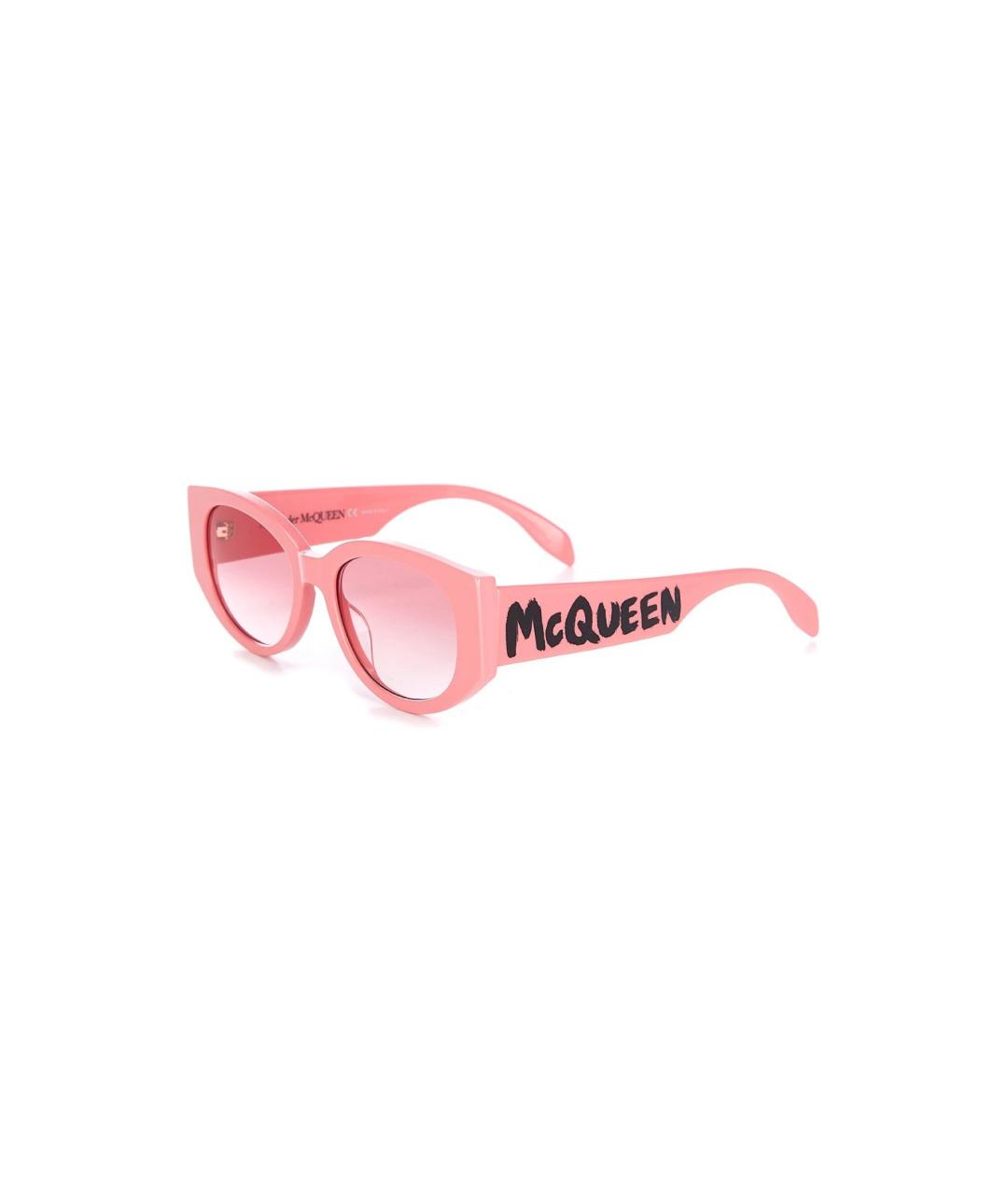 ALEXANDER MCQUEEN Розовые солнцезащитные очки, фото 2