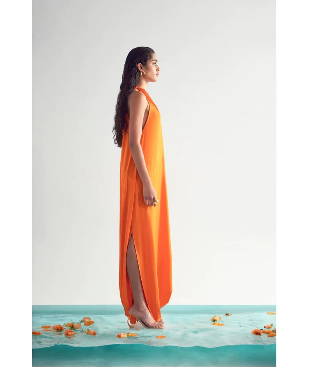 CULT GAIA Оранжевое вечернее платье, фото 2