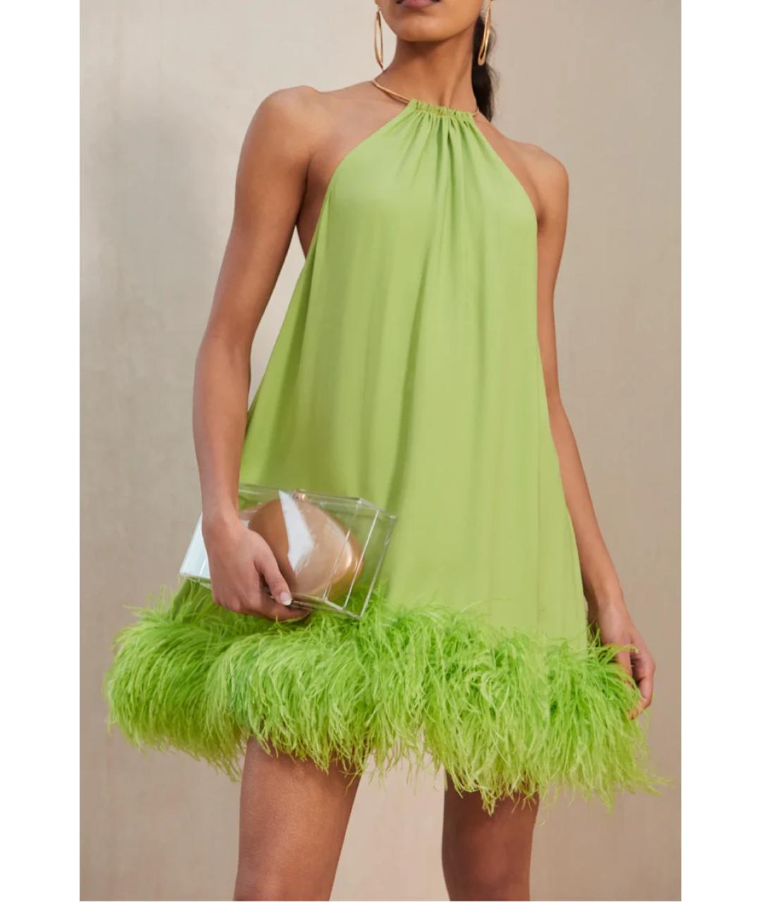 CULT GAIA Зеленые коктейльное платье, фото 5