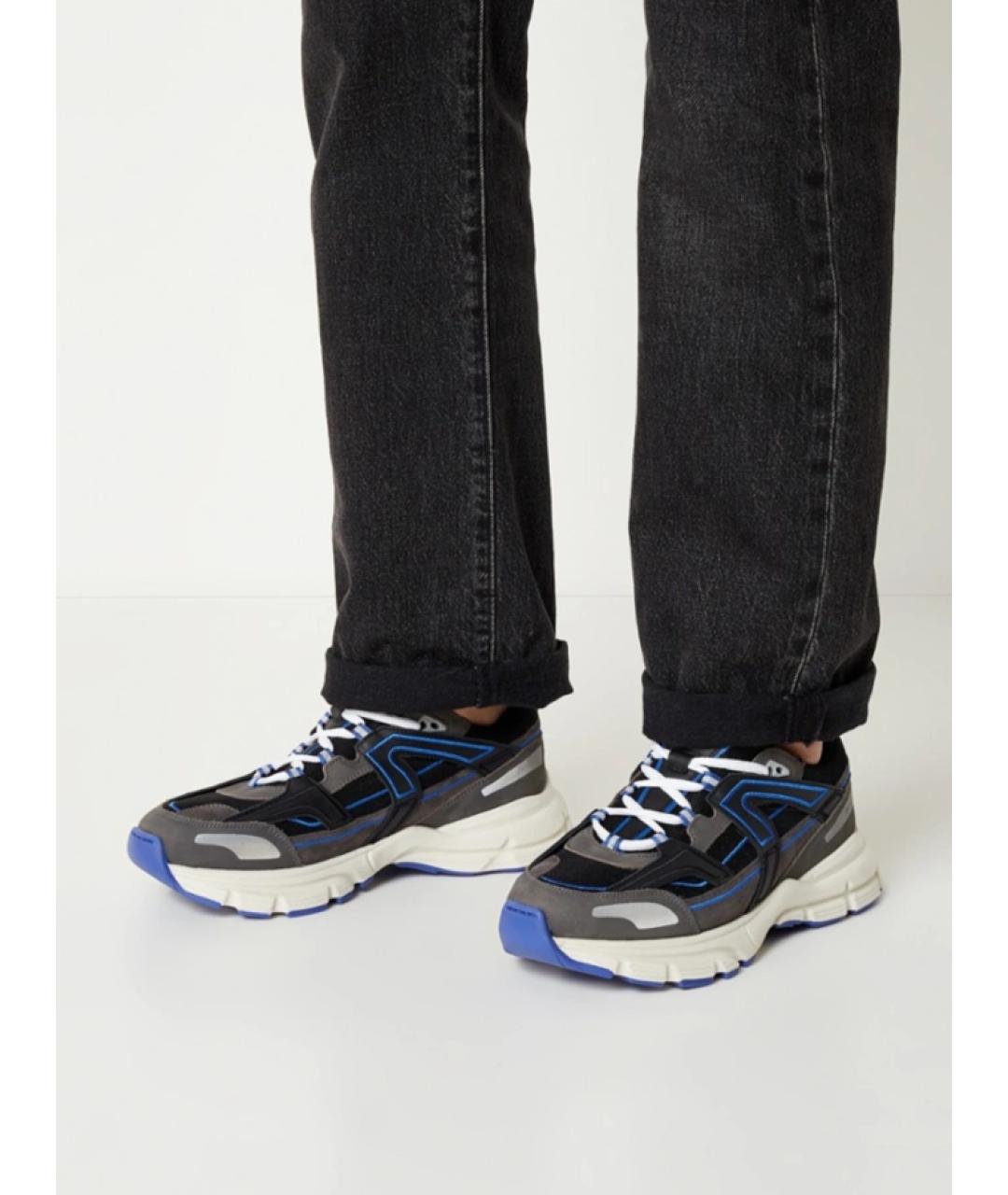 AXEL ARIGATO Серые низкие кроссовки / кеды, фото 4