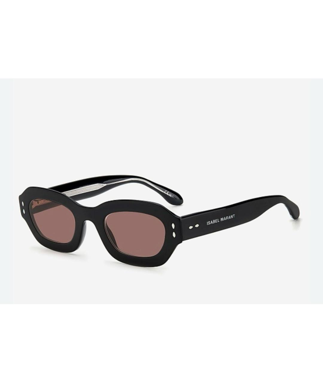 ISABEL MARANT Черные пластиковые солнцезащитные очки, фото 7