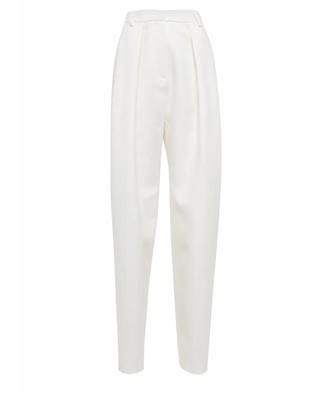 MAGDA BUTRYM Белые прямые брюки, фото 1