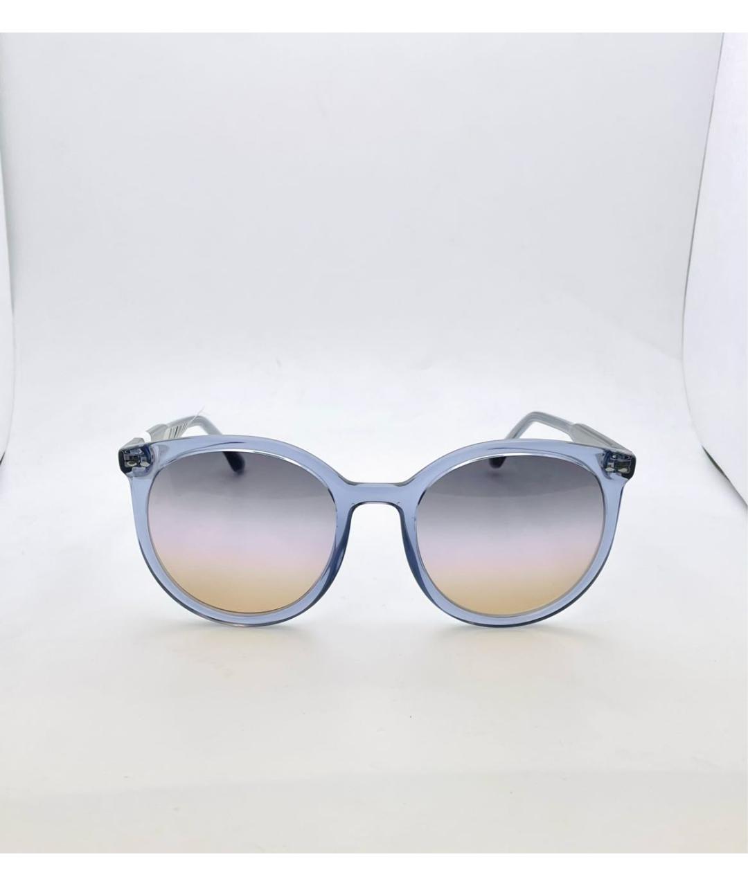 ISABEL MARANT Голубые пластиковые солнцезащитные очки, фото 5