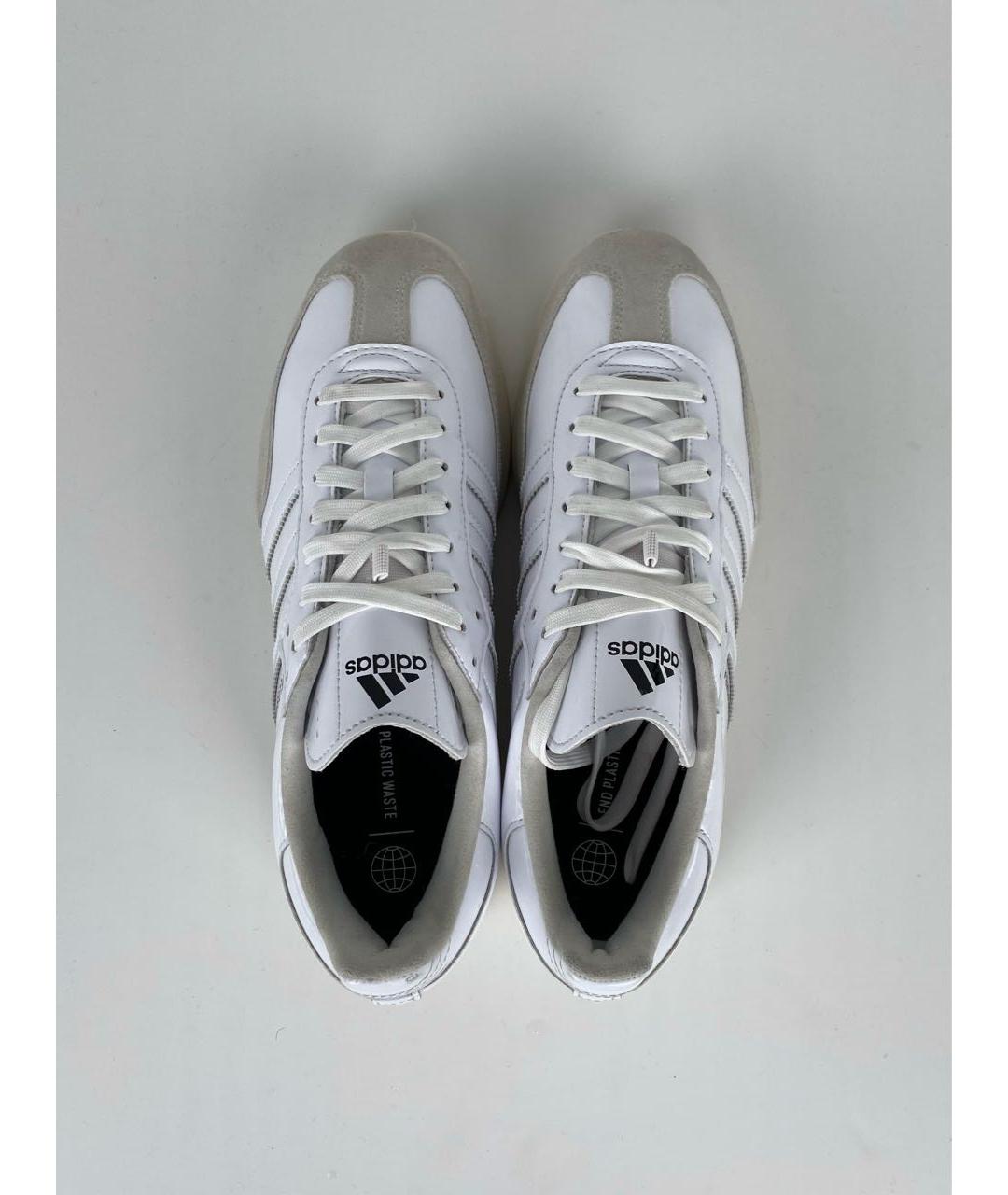 ADIDAS Белые синтетические низкие кроссовки / кеды, фото 6