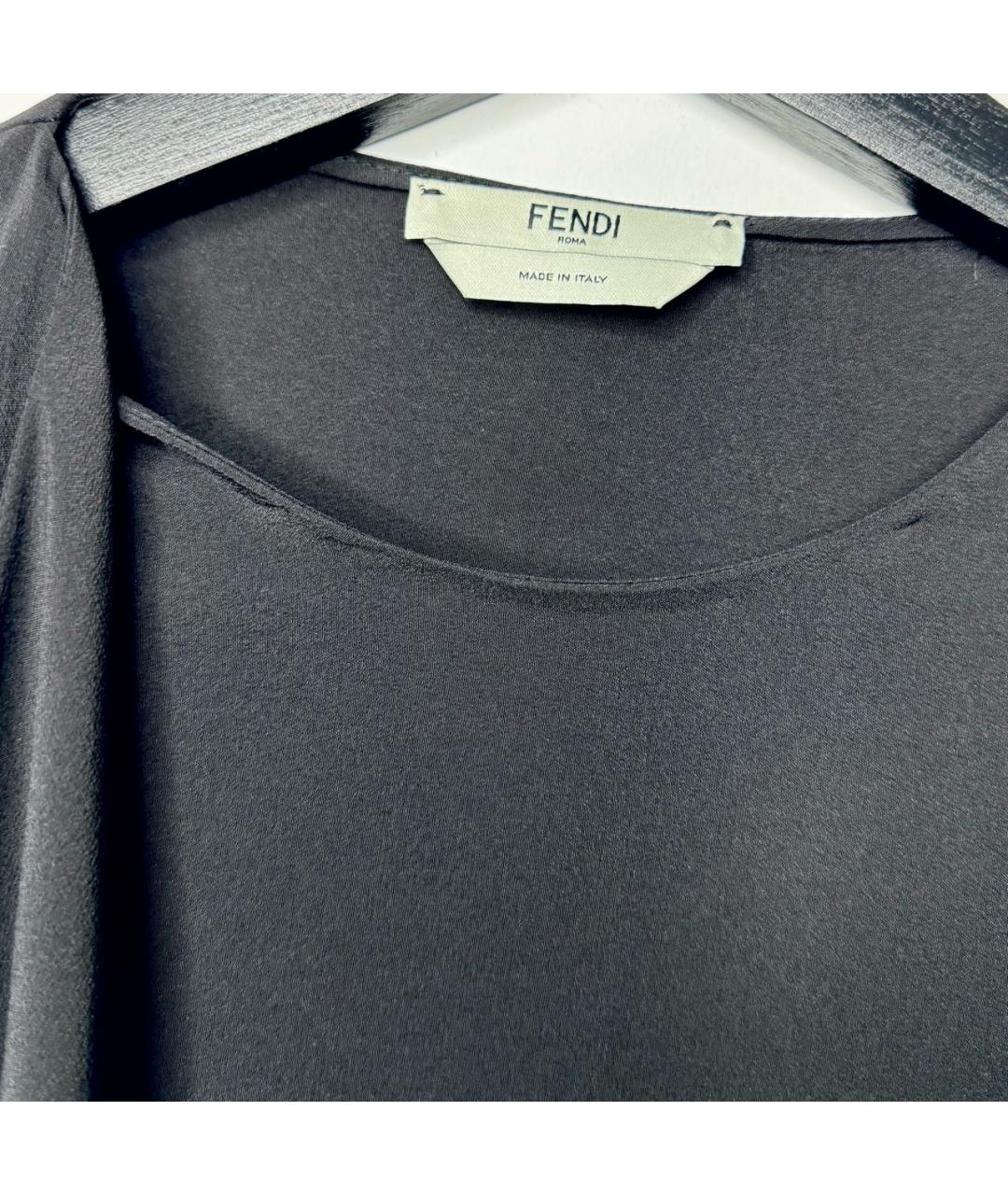 FENDI Черная блузы, фото 3