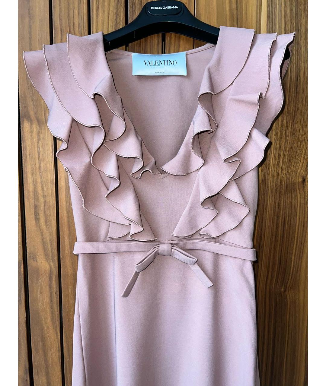 VALENTINO Розовое коктейльное платье, фото 3