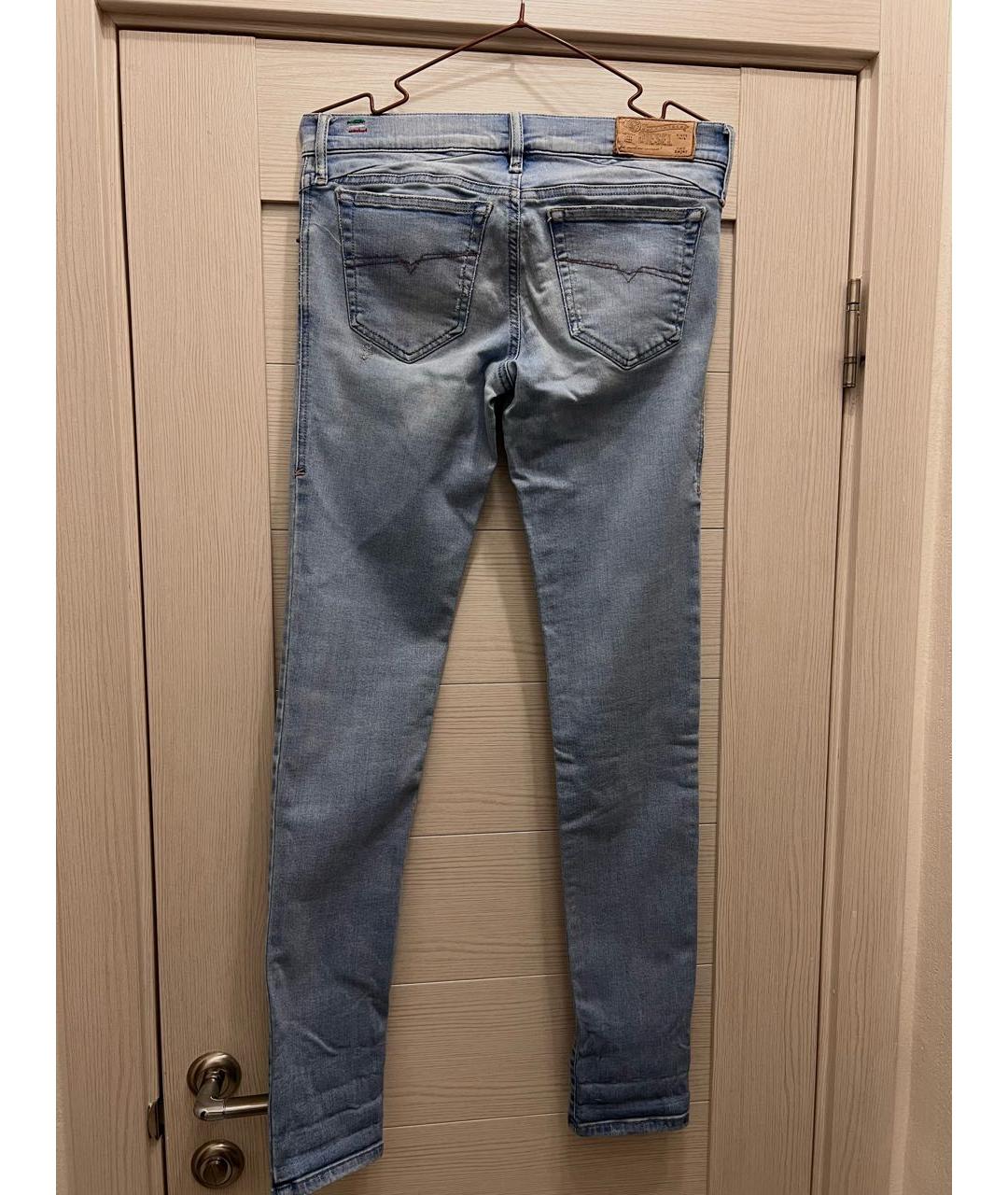 DIESEL Голубые джинсы слим, фото 2