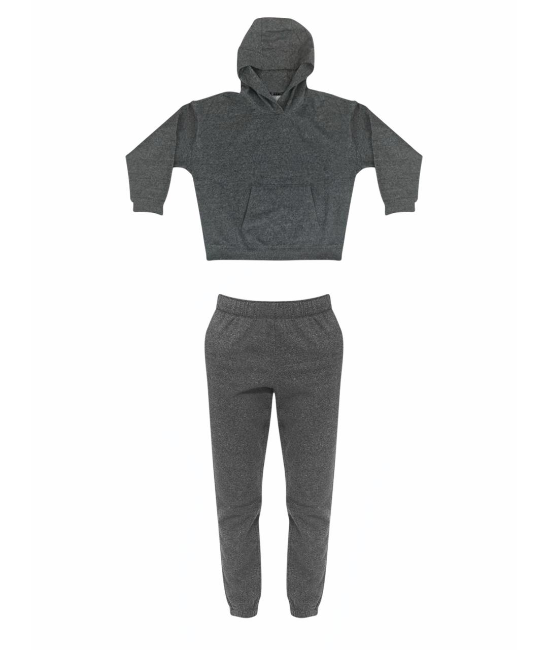 CALVIN KLEIN Серый хлопко-эластановый костюм с брюками, фото 1