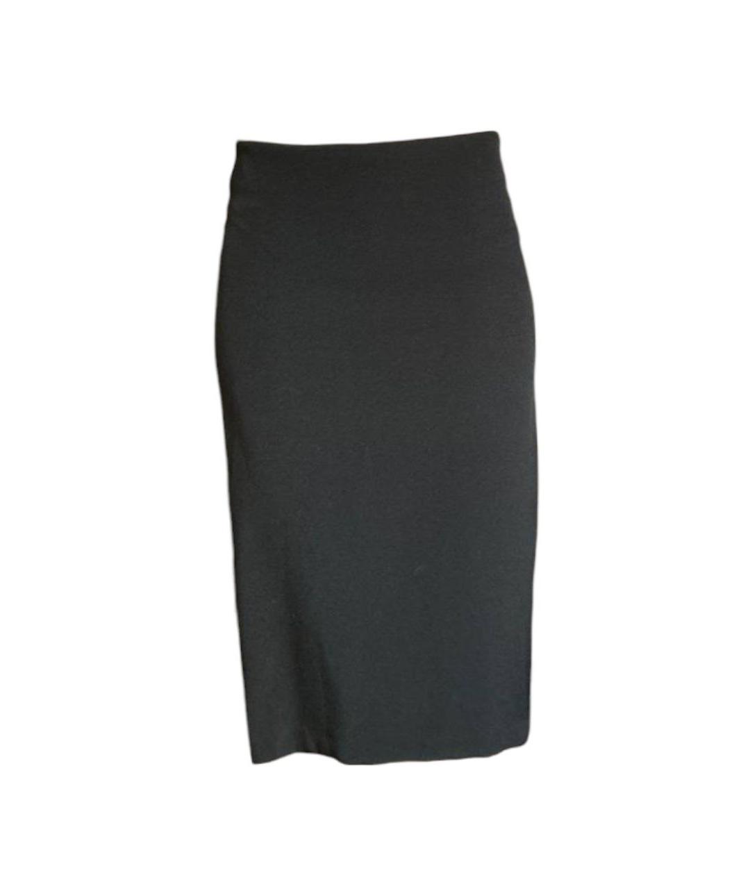 LIVIANA CONTI Черная полиэстеровая юбка миди, фото 1