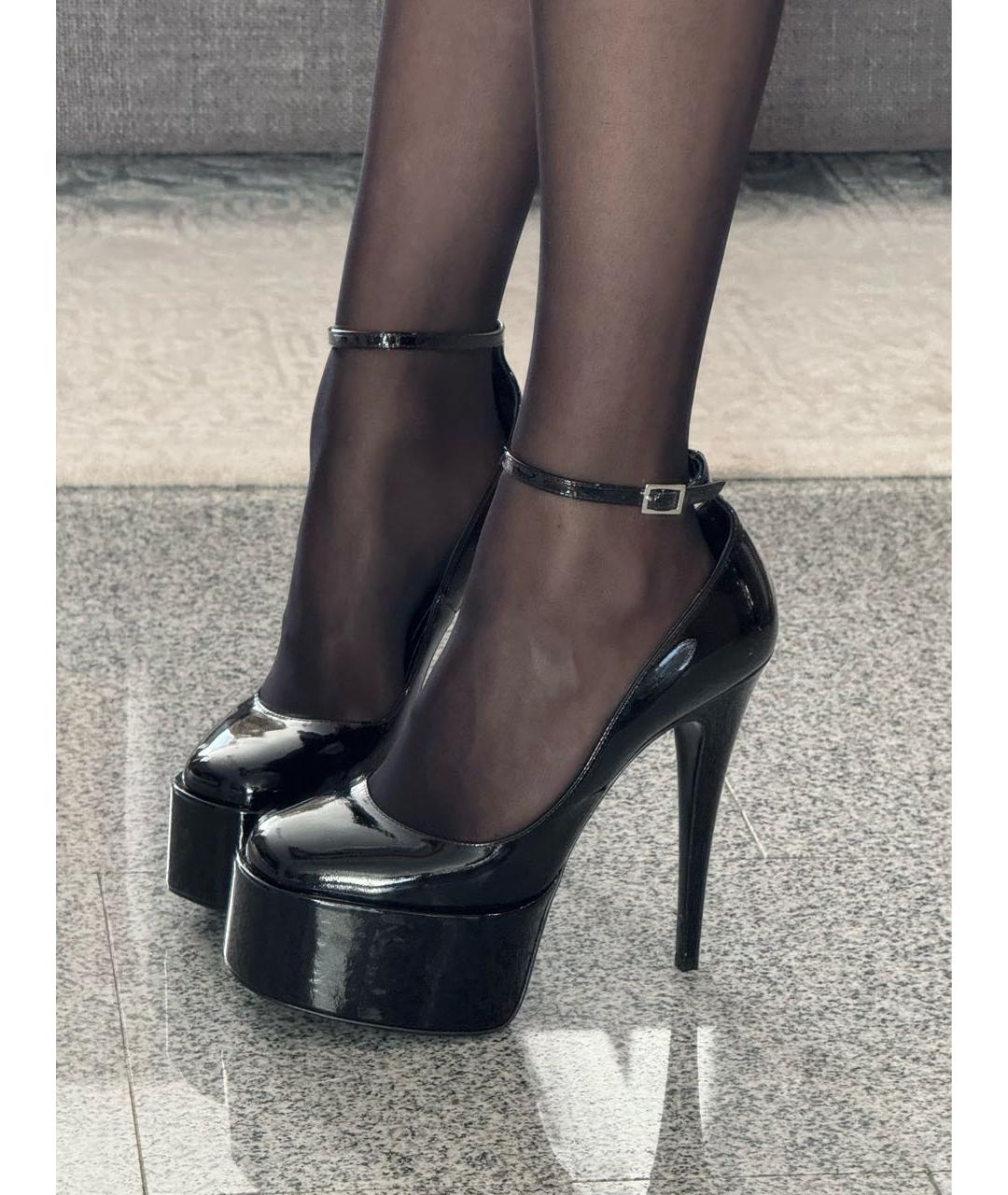 PARIS TEXAS Черные туфли из лакированной кожи, фото 7