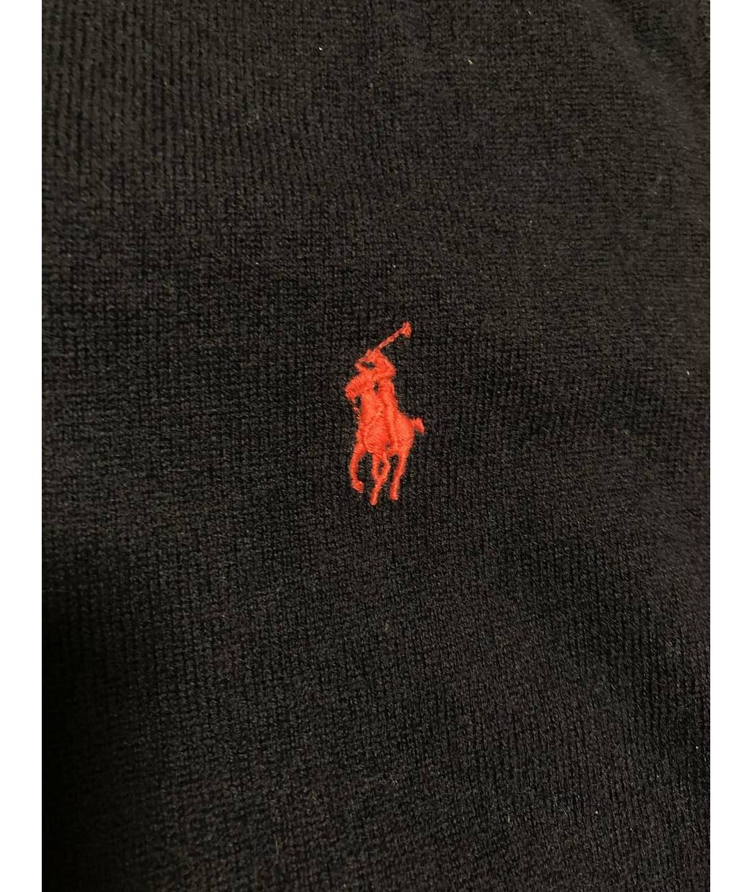 POLO RALPH LAUREN Темно-синяя шерстяная жилетка, фото 2