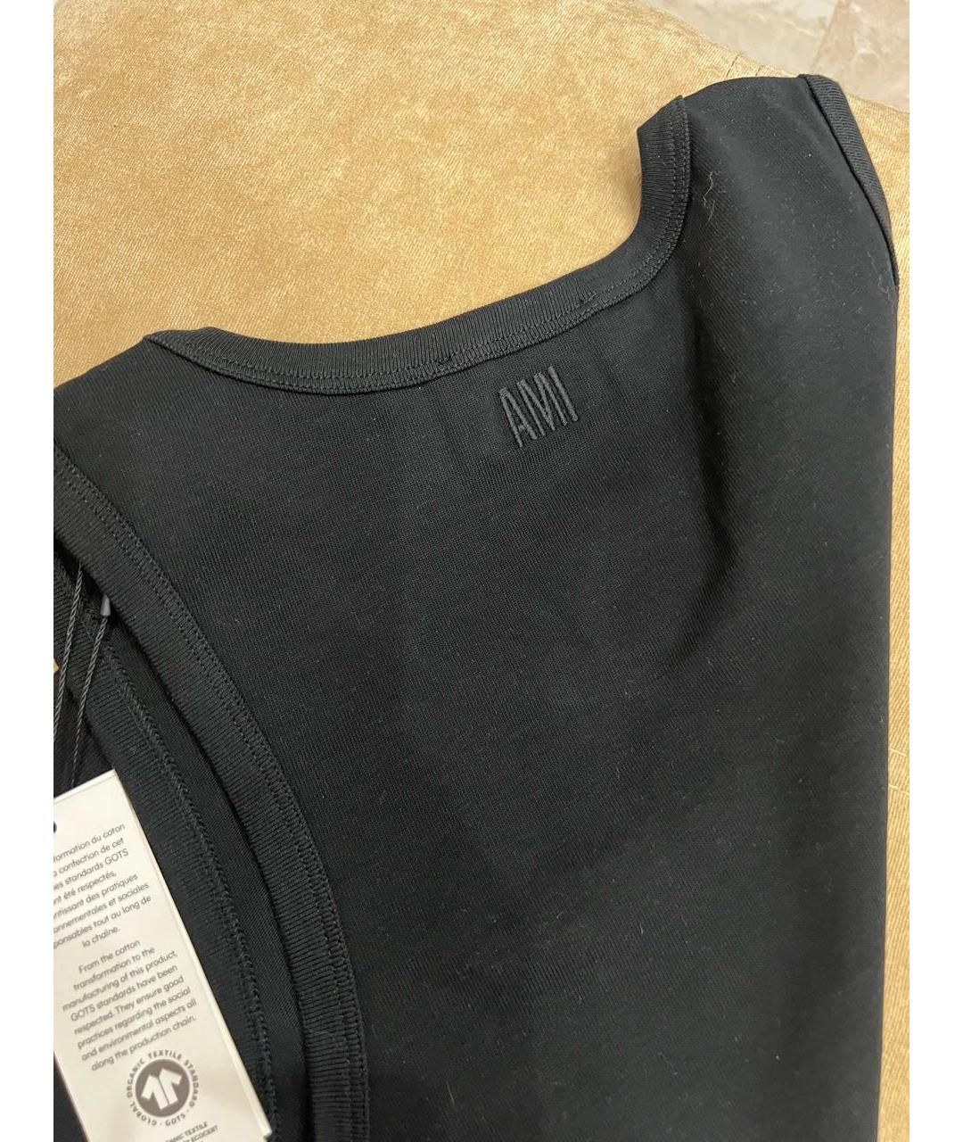 AMI Черная майка, фото 6