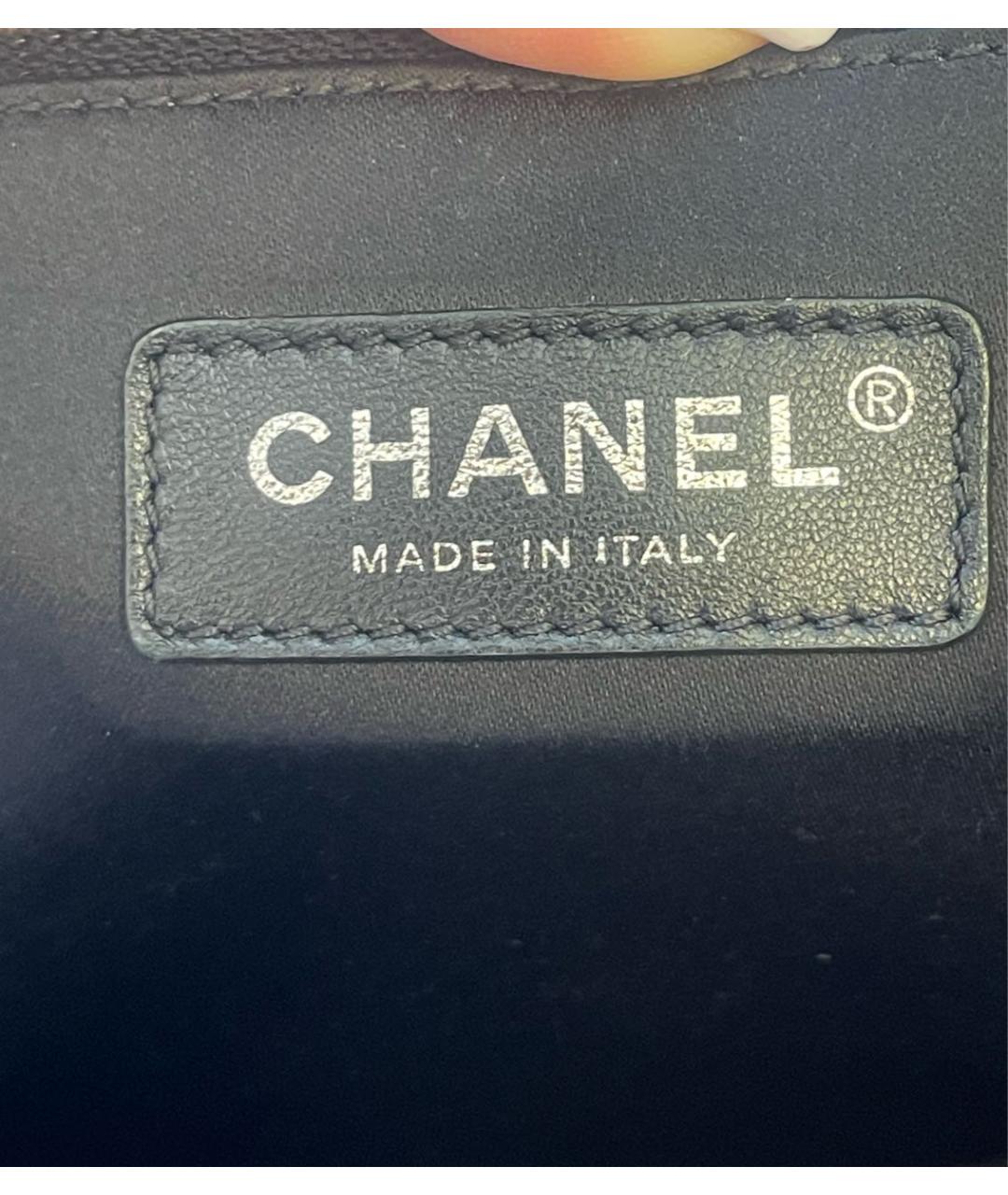 CHANEL PRE-OWNED Черный твидовый рюкзак, фото 5