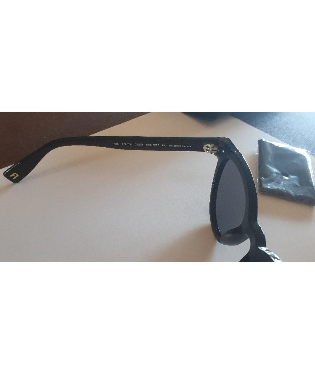 FURLA Черные пластиковые солнцезащитные очки, фото 6