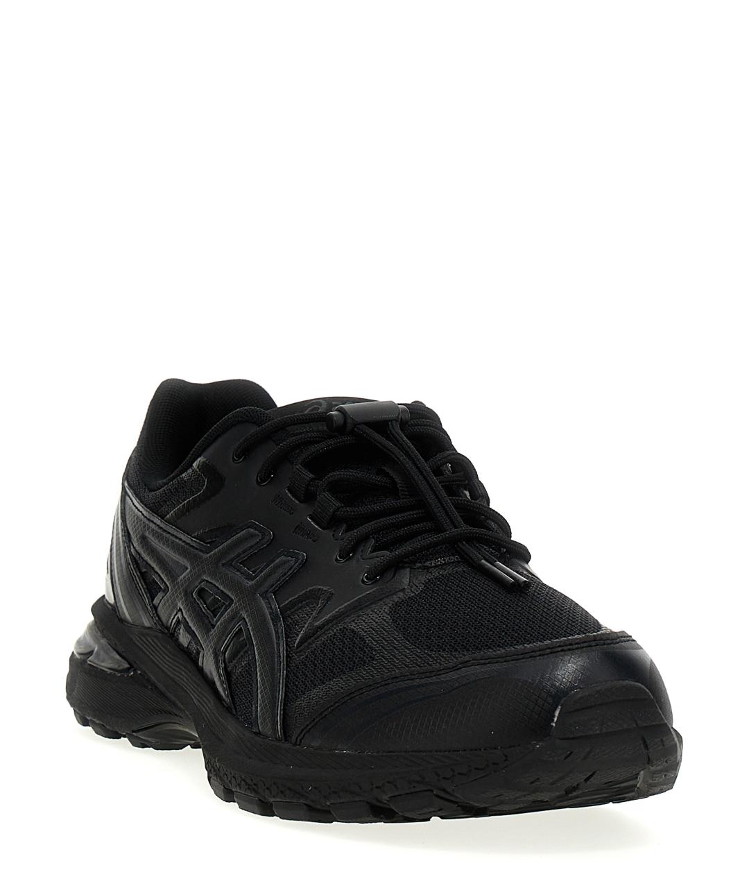 COMME DES GARÇONS SHIRT Черные кожаные низкие кроссовки / кеды, фото 2