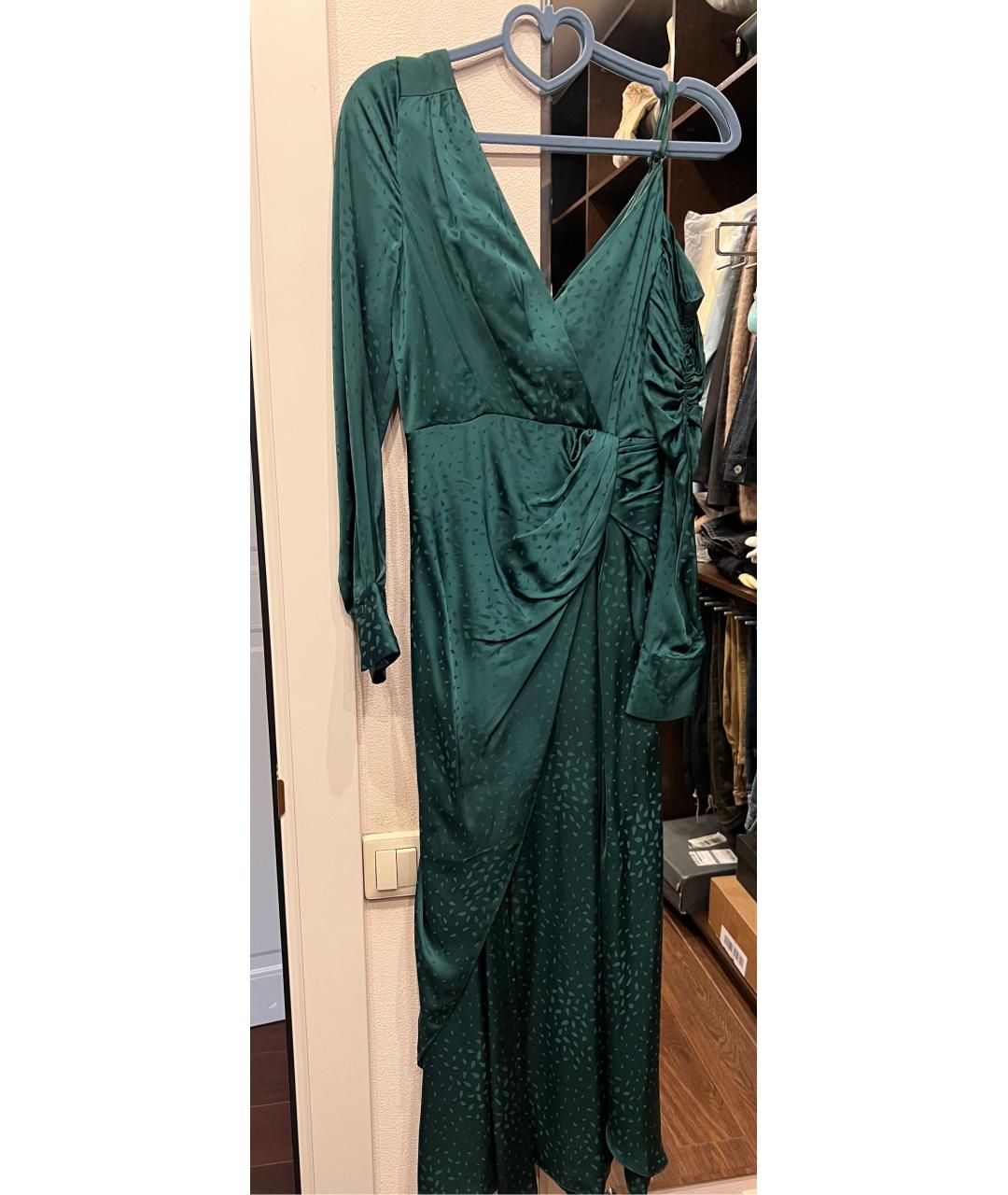 SELF-PORTRAIT Зеленые вечернее платье, фото 5