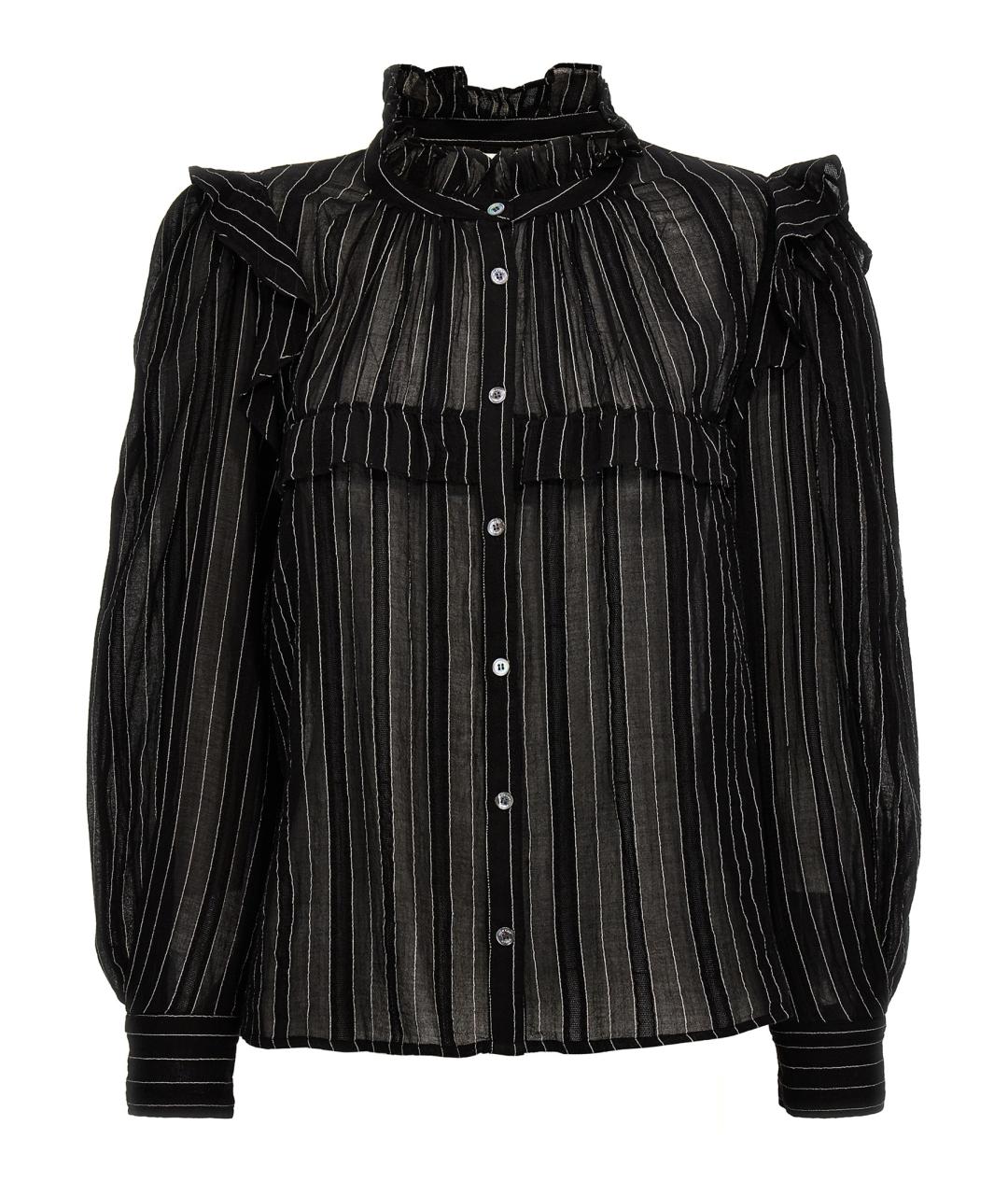 ISABEL MARANT ETOILE Черная хлопковая блузы, фото 1