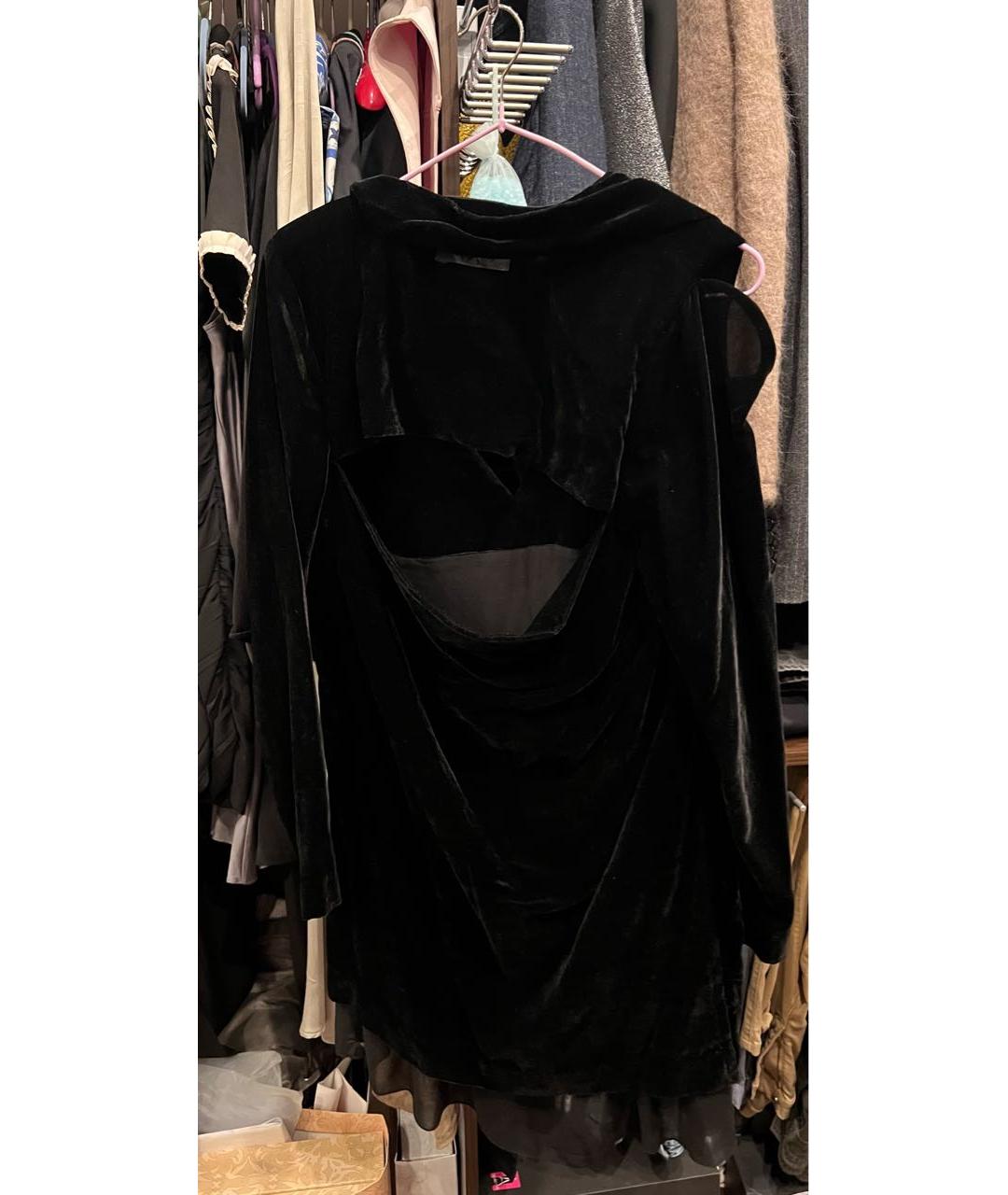 DIESEL Черное бархатное платье, фото 4
