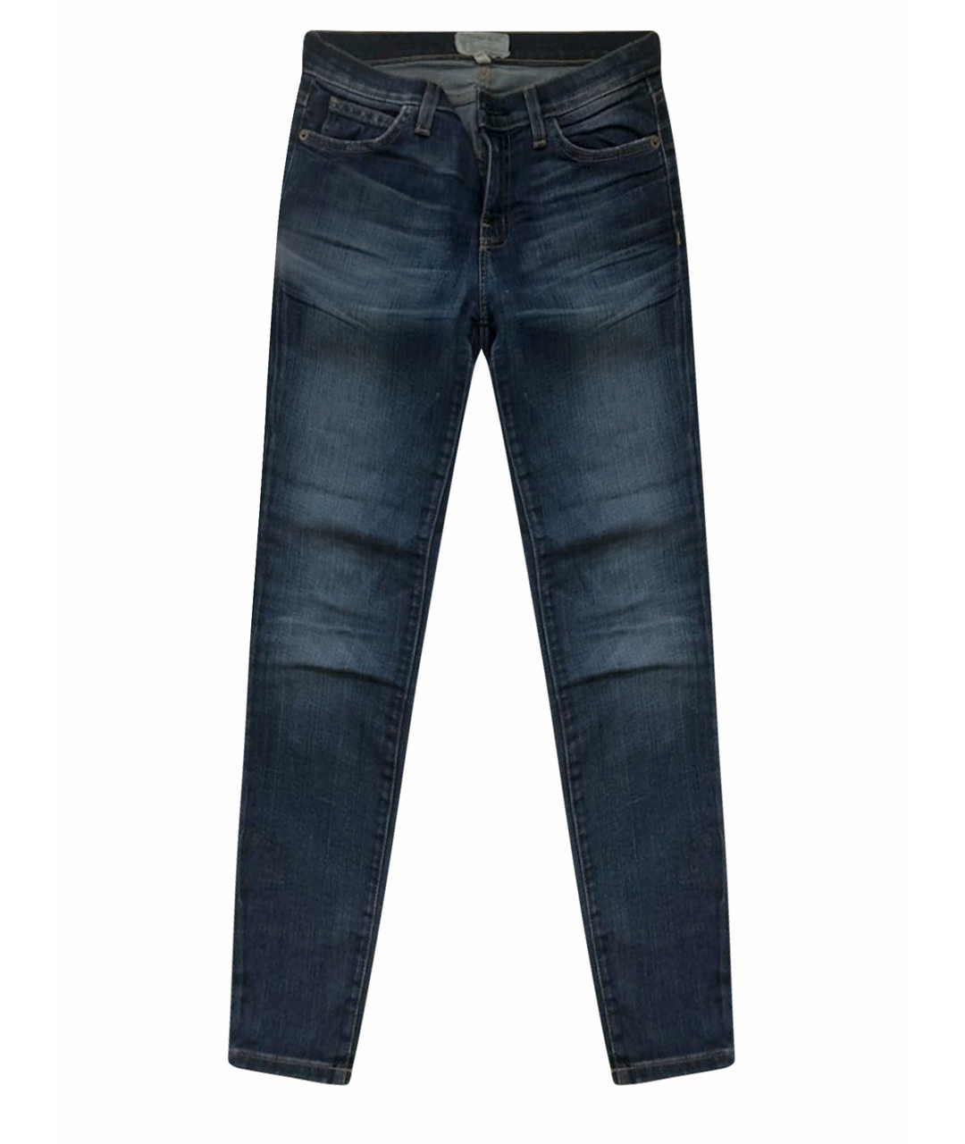CURRENT/ELLIOTT Синие хлопко-эластановые джинсы слим, фото 1