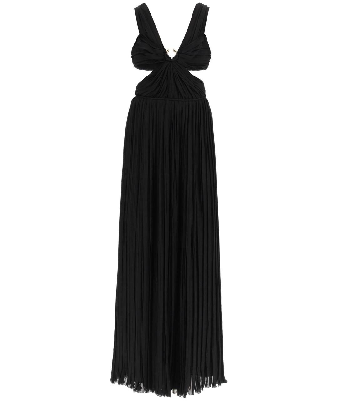CHLOE Черное шелковое вечернее платье, фото 1