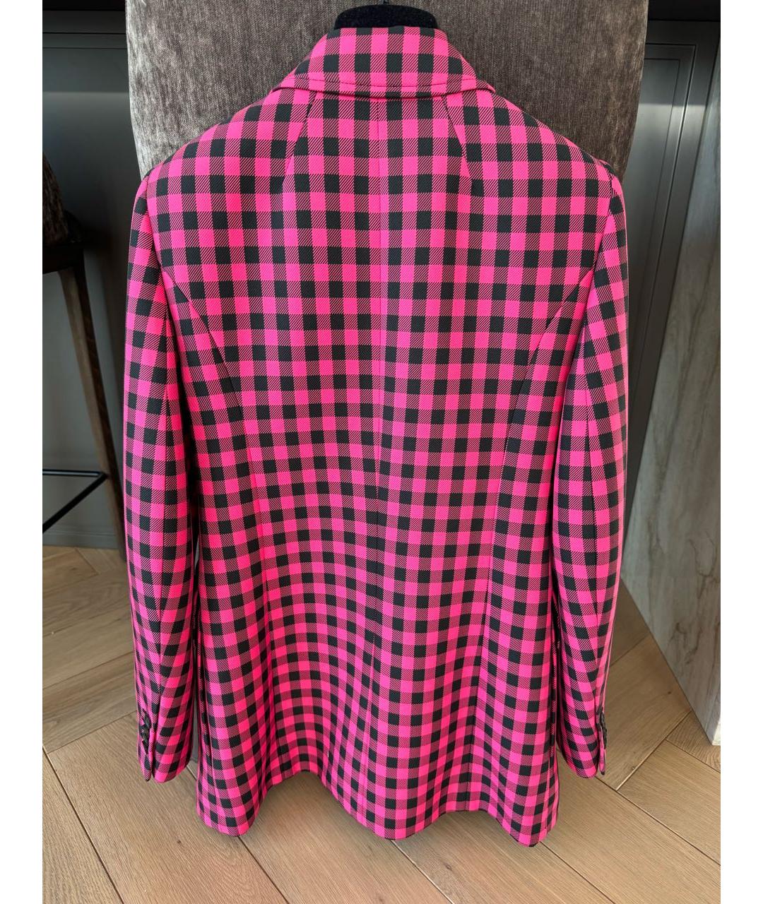 BALENCIAGA Розовый полиэстеровый жакет/пиджак, фото 2