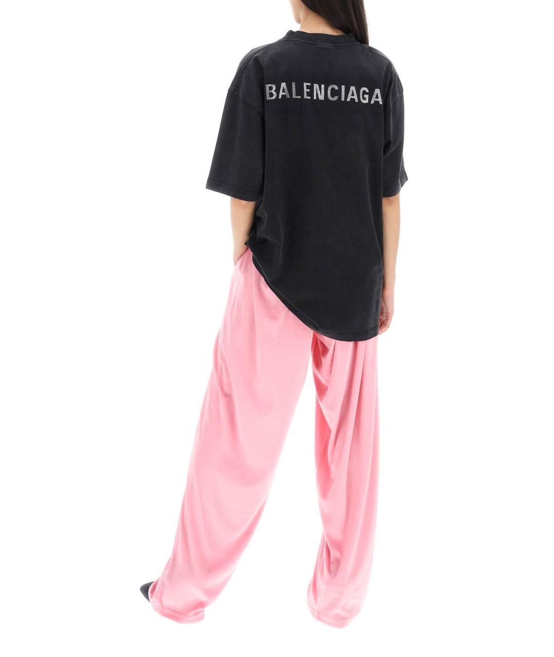 BALENCIAGA Розовые прямые брюки, фото 3