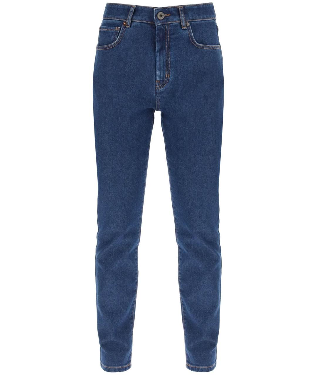 WEEKEND MAX MARA Синие прямые джинсы, фото 2
