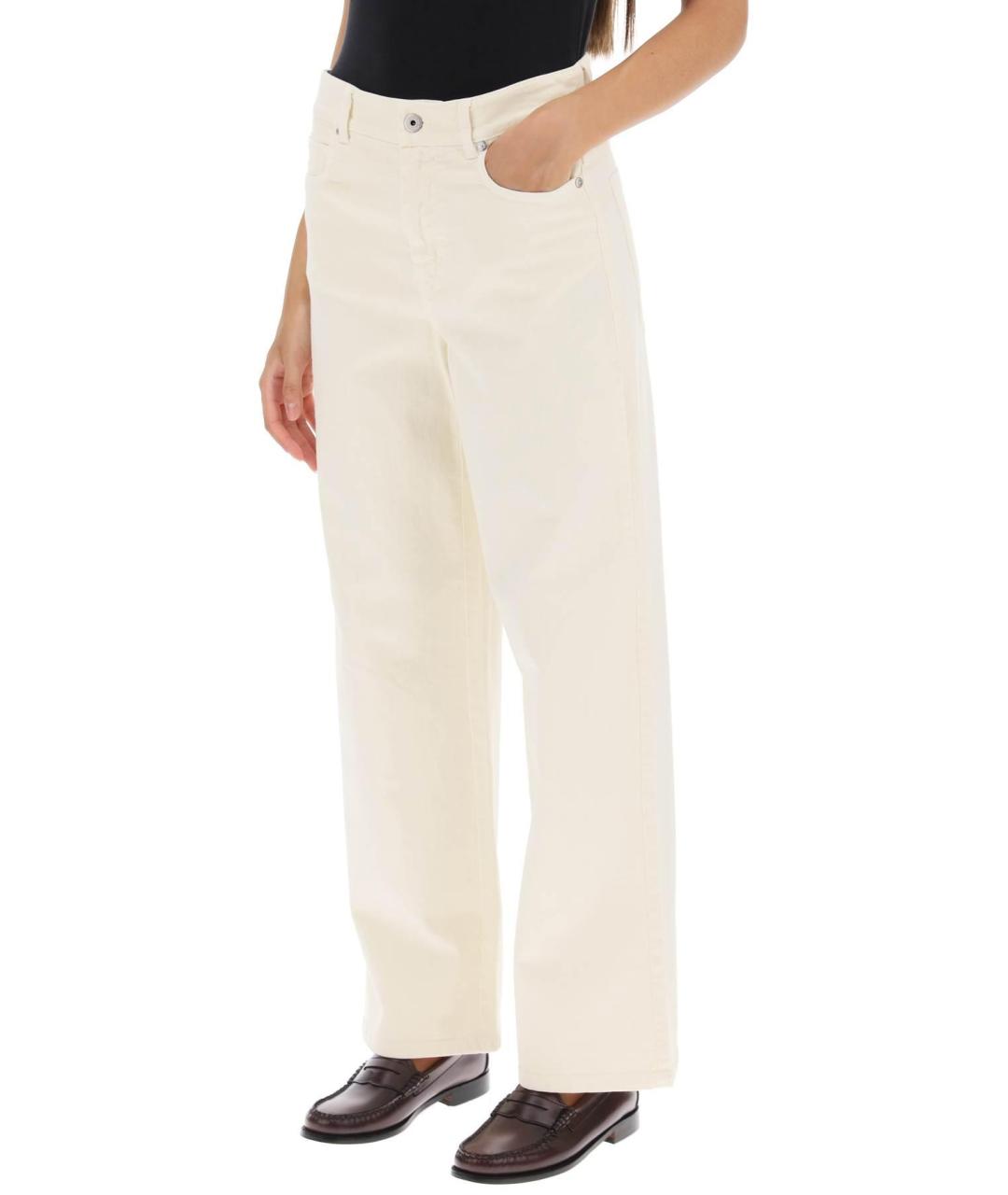 WEEKEND MAX MARA Белые прямые джинсы, фото 6