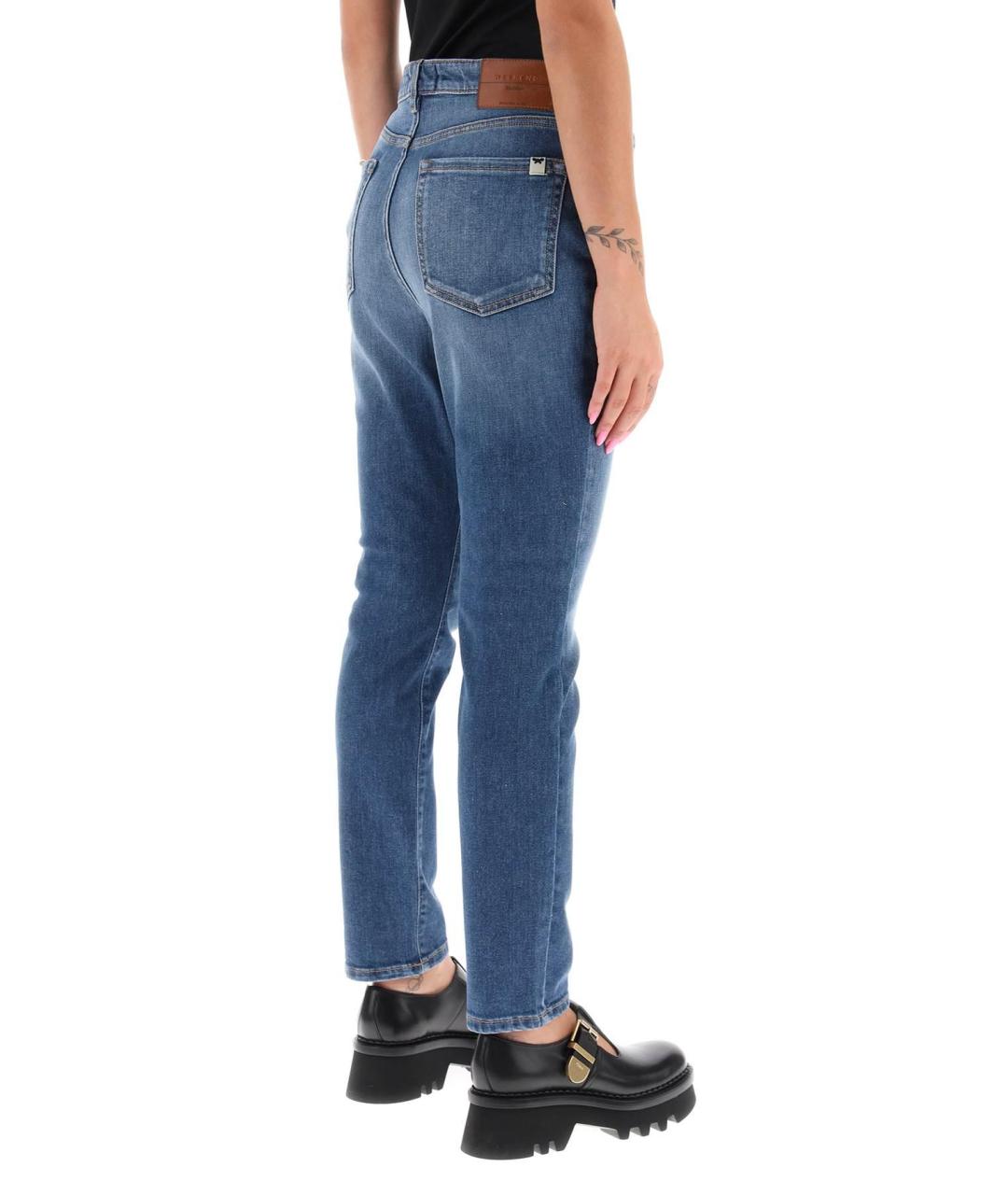 WEEKEND MAX MARA Синие прямые джинсы, фото 5