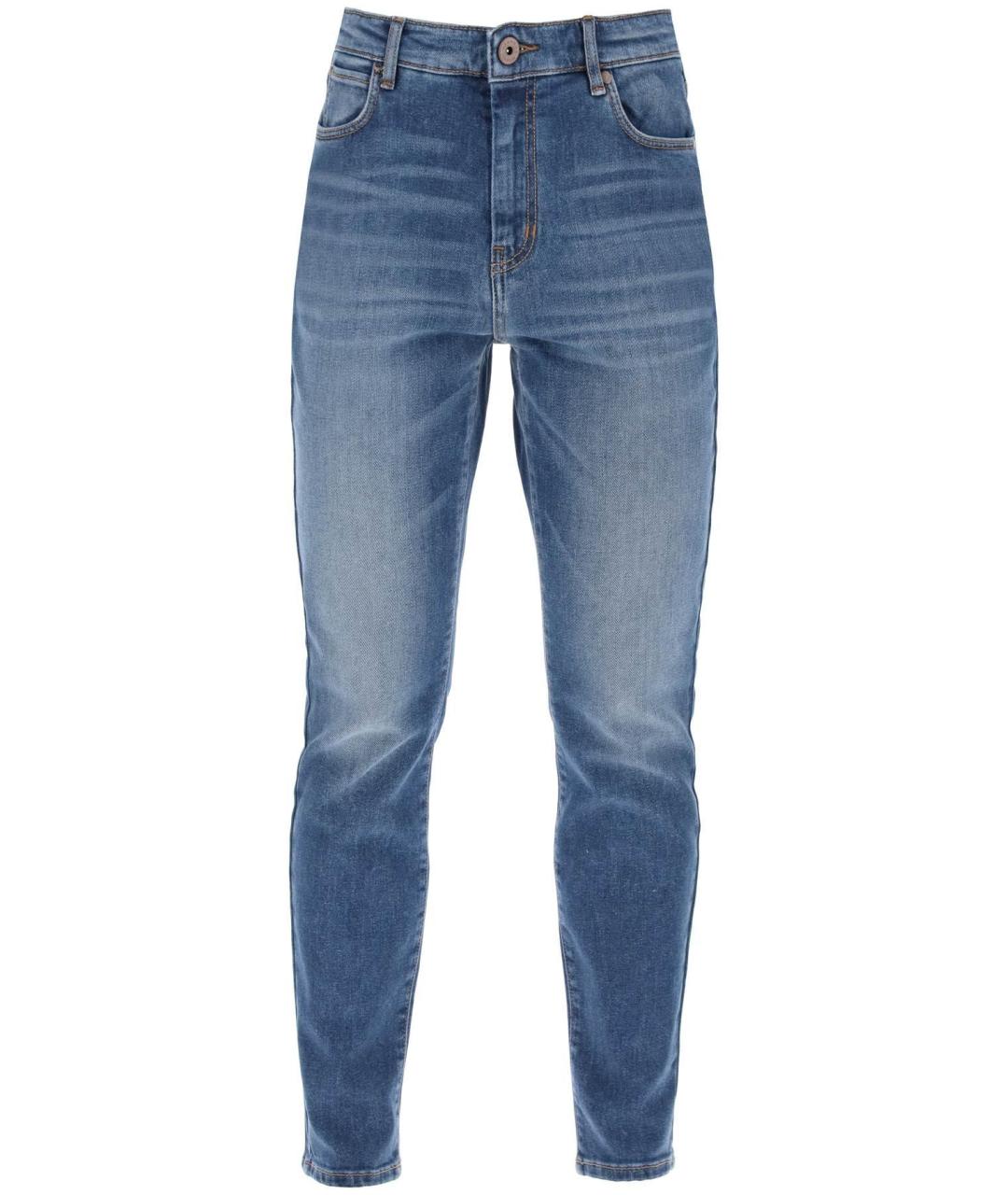 WEEKEND MAX MARA Синие прямые джинсы, фото 1