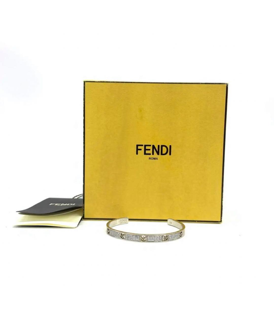 FENDI Серебрянный браслет, фото 2
