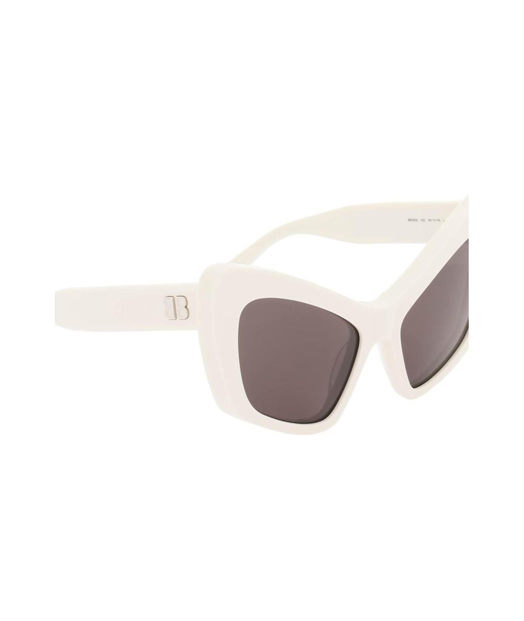 BALENCIAGA Белые солнцезащитные очки, фото 4