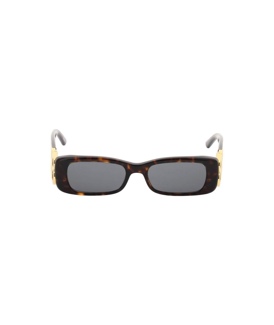 BALENCIAGA Коричневые солнцезащитные очки, фото 1