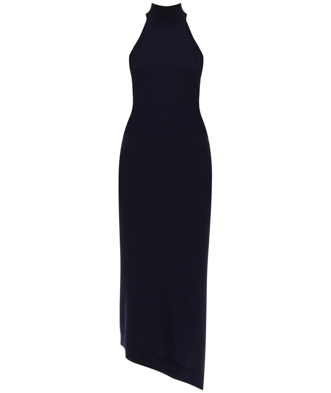 FENDI Темно-синее шерстяное повседневное платье, фото 2