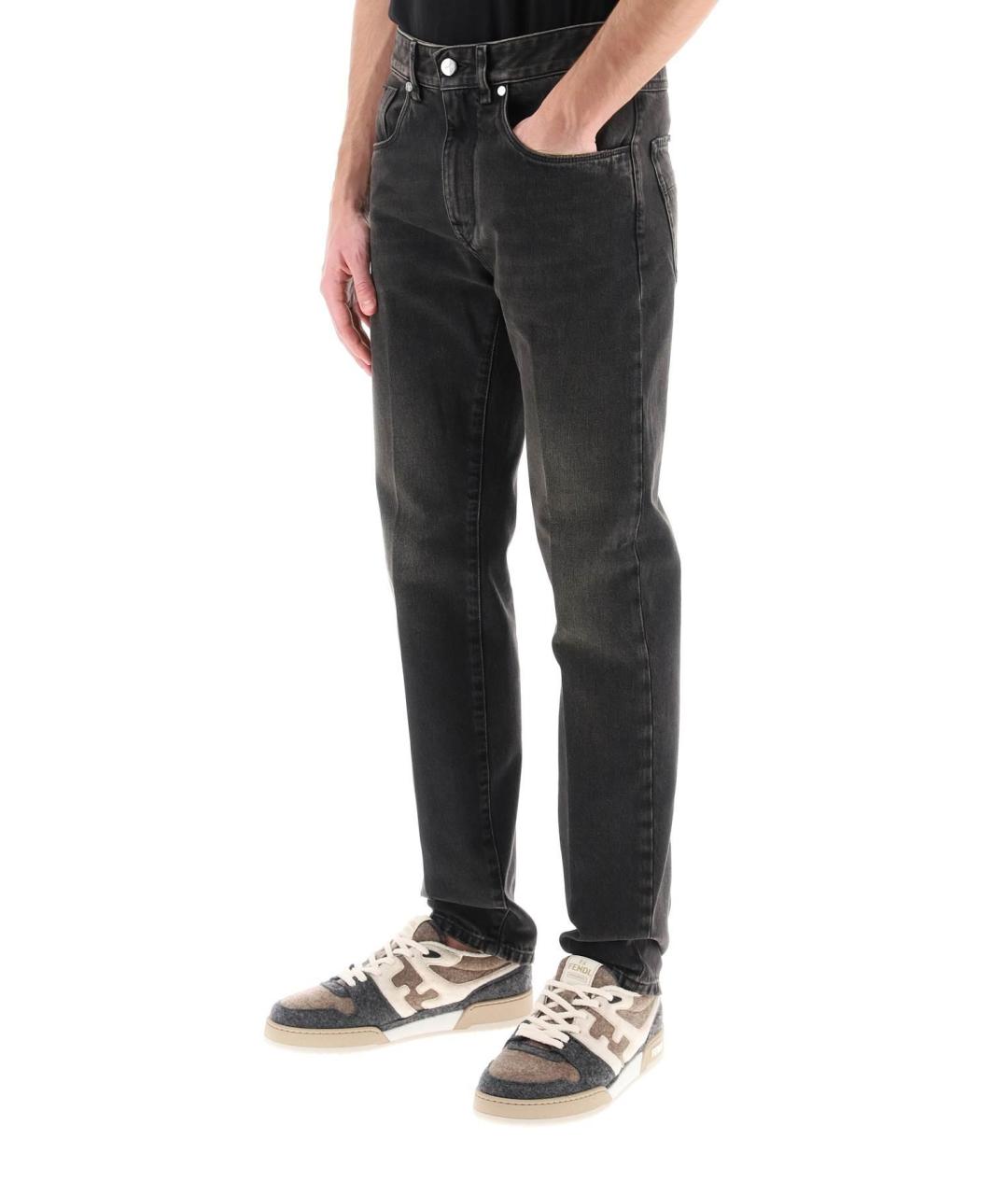 FENDI Черные джинсы скинни, фото 6