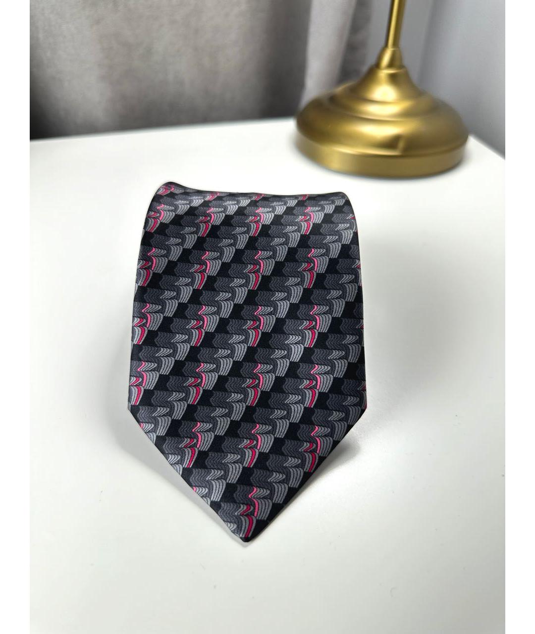 ZILLI Серый шелковый галстук, фото 3