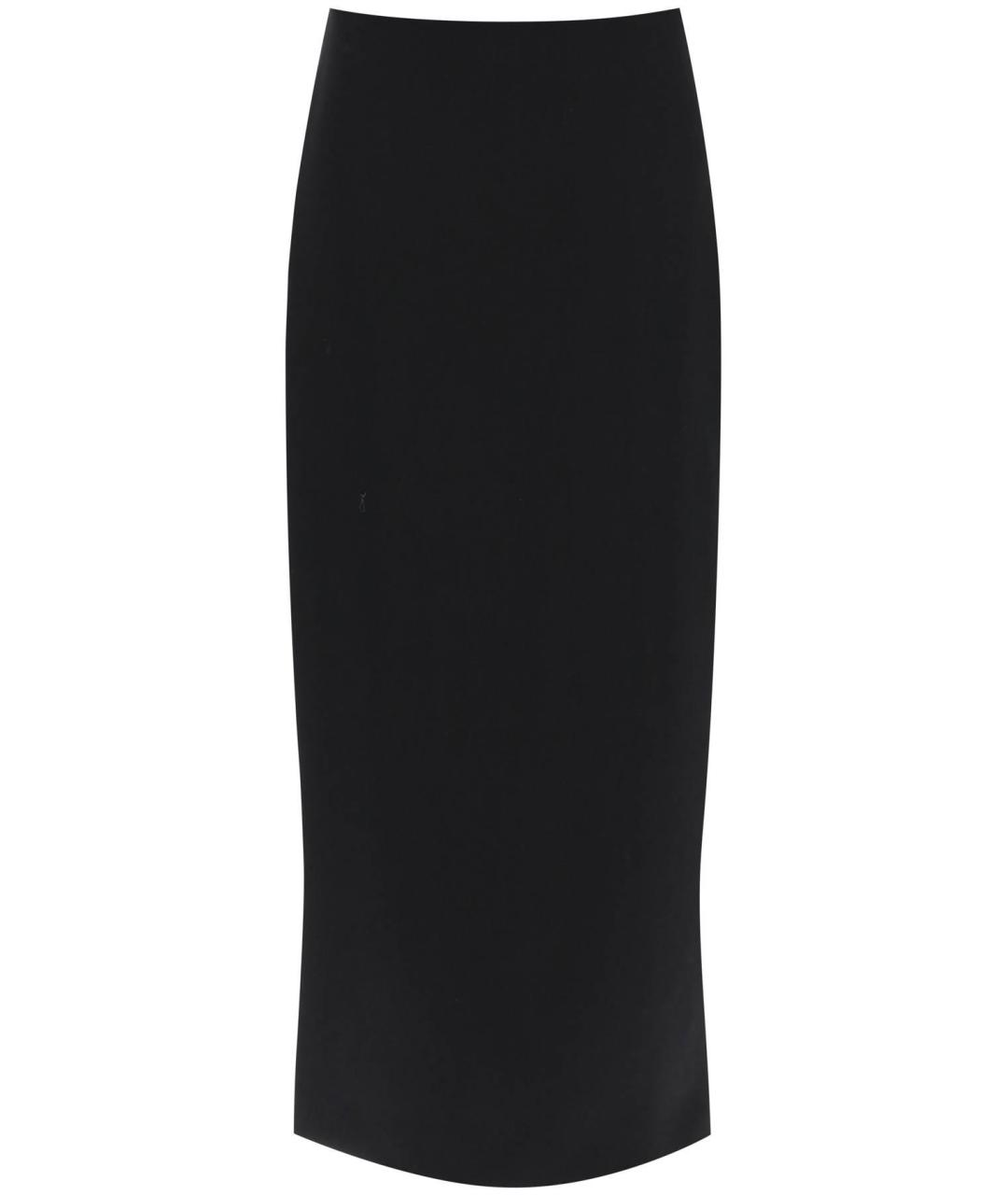 THE ROW Черная шерстяная юбка макси, фото 1