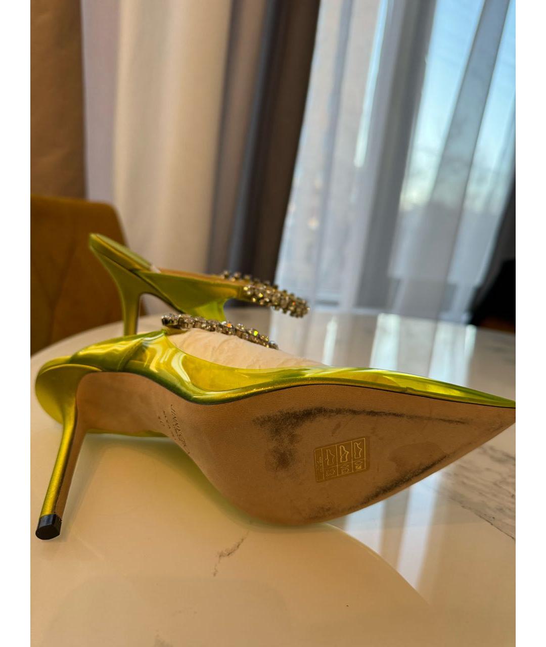 JIMMY CHOO Желтые мюли для женщин – купить онлайн с доставкой