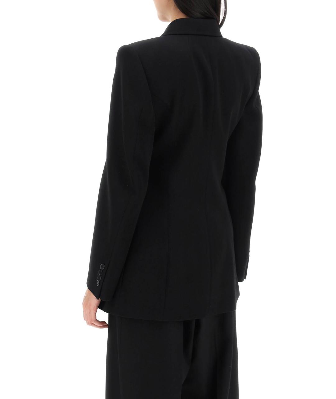 BALENCIAGA Черный шерстяной жакет/пиджак, фото 5